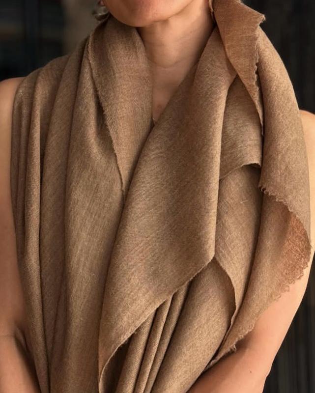 Natural Golden Pashmina 3