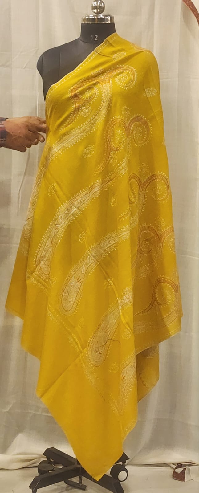 Yellow Paisley Scarf