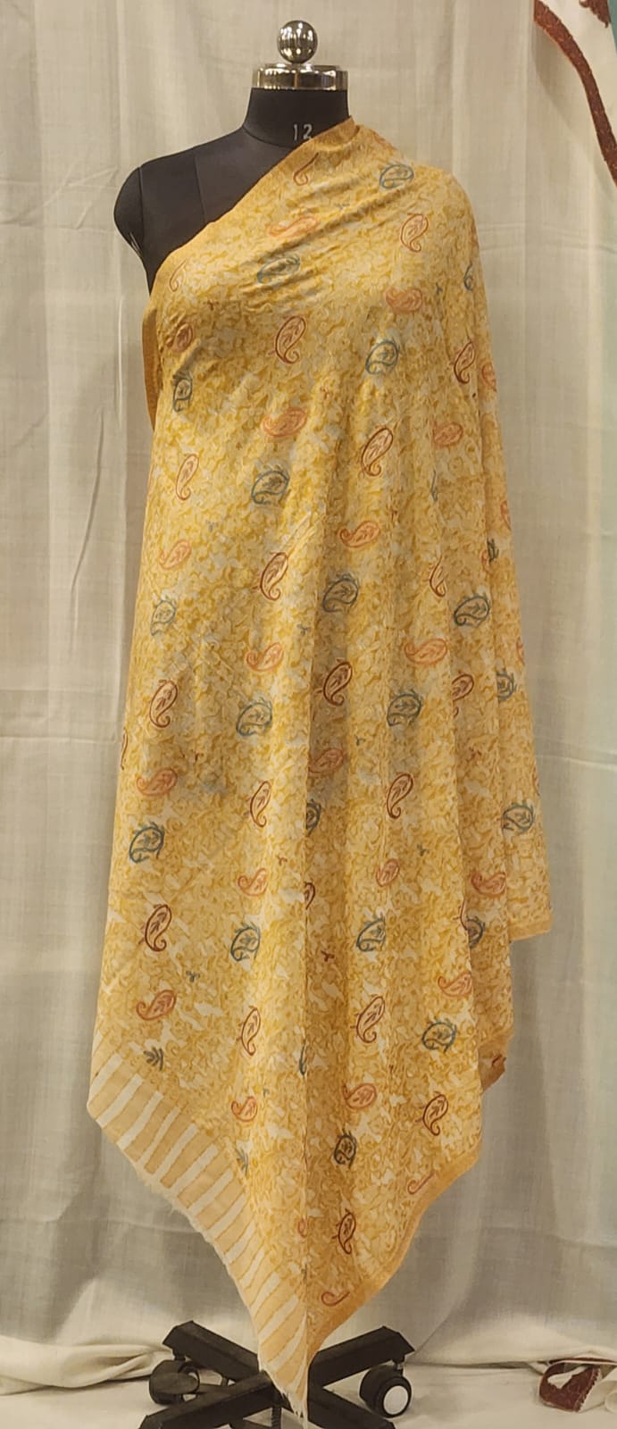 Yellow Paisley Scarf